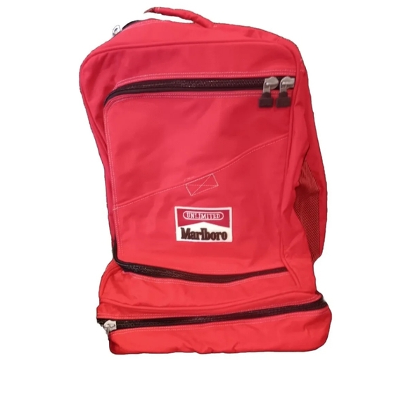 NEW UNUSED Vintage 90's Marlboro Unlimited Backpack/Duffle Bag